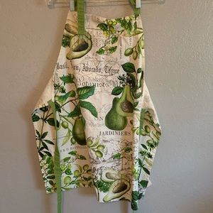 Pretty canvas apron. Barely used. No stains or flaws.
